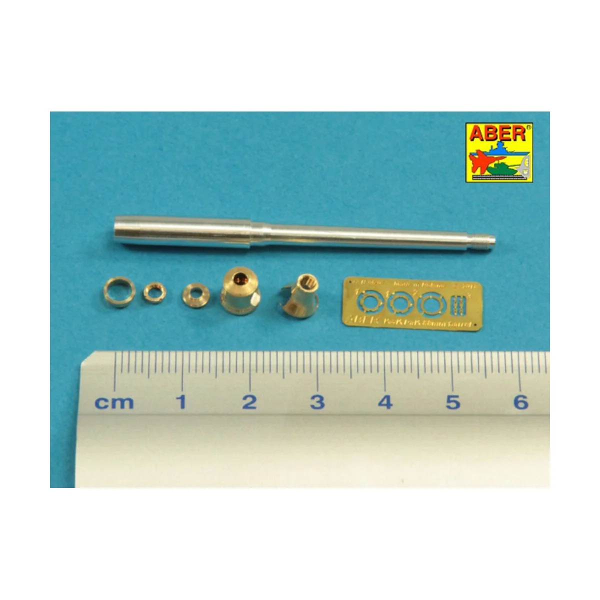 German 88 mm KwK 36 L/56 Tiger I Early Barrel, 1/48 - Aber Models 4... German 88 mm KwK 36 L/56 Tiger I Early Barrel, 1/48 - Aber Models 4...