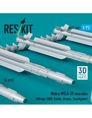 [NO_DESC] Matra MICA-IR missiles (4 pcs) (Mirage 2000, Rafale, Grip...