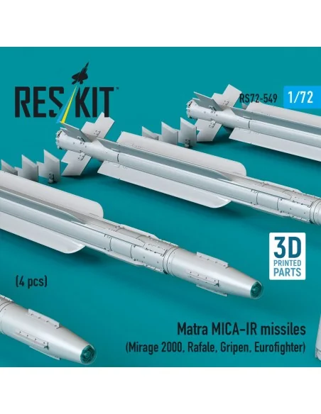 [NO_DESC] Matra MICA-IR missiles (4 pcs) (Mirage 2000, Rafale, Grip...
