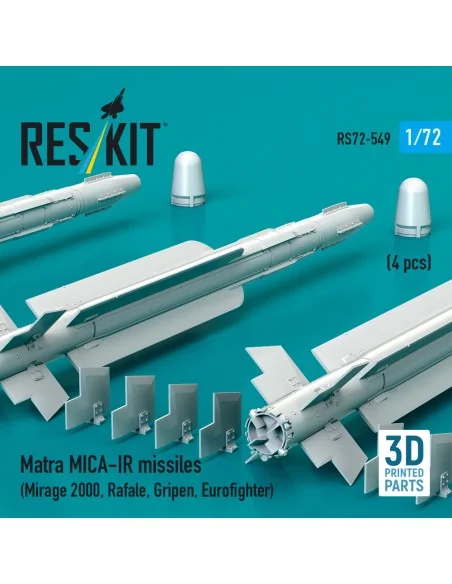[NO_DESC] Matra MICA-IR missiles (4 pcs) (Mirage 2000, Rafale, Grip...