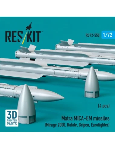 Matra MICA-EM missiles (4 pcs) (Mirage 2000, Rafale, Gripen, Eurofi...