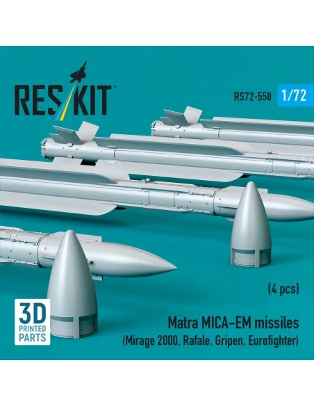 [NO_DESC] Matra MICA-EM missiles (4 pcs) (Mirage 2000, Rafale, Grip...