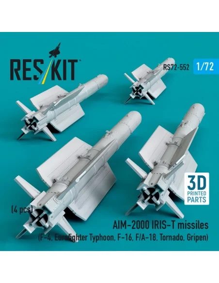 AIM-2000 IRIS-T missiles (4 pcs) (F-4, Eurofighter Typhoon, F-16, F...