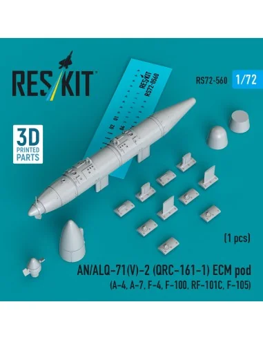AN/ALQ-71(V)-2 (QRC-161-1) ECM pod (1pcs) (A-4, A-7, F-4, F-100, RF...