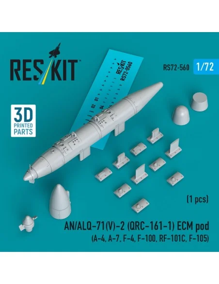 AN/ALQ-71(V)-2 (QRC-161-1) ECM pod (1pcs) (A-4, A-7, F-4, F-100, RF...