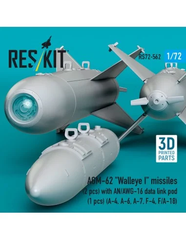 AGM-62 Walleye I missiles (2 pcs) with AN/AWG-16 data link pod (1 p...