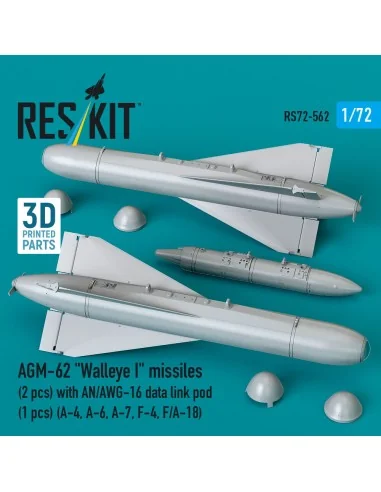 AGM-62 Walleye I missiles (2 pcs) with AN/AWG-16 data link pod (1 p...
