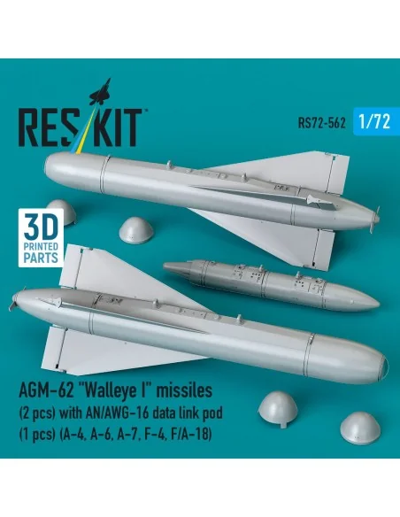 AGM-62 Walleye I missiles (2 pcs) with AN/AWG-16 data link pod (1 p...