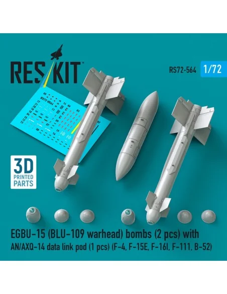 EGBU-15 (BLU-109 warhead) bombs (2 pcs) with AN/AXQ-14 data link po...