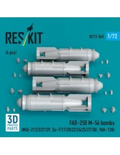 FAB-250 ?-54 bombs (4 pcs) (MiG-21/23/27/29, Su-7/17/20/22/24/25/27... 2