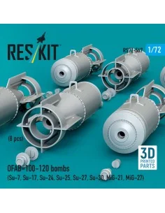 OFAB-100-120 bombs (8 pcs) (Su-7, Su-17, Su-24, Su-25, Su-27, Su-30... 2