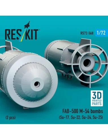 FAB-500 M-54 bombs (2 pcs) (Su-17, Su-22, Su-24, Su-25) (3D Printed...