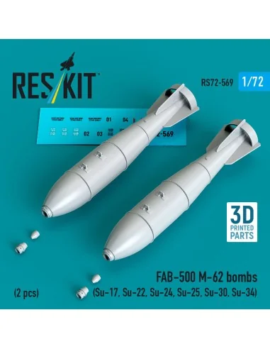 FAB-500 M-62 bombs (2 pcs) (Su-17, Su-22, Su-24, Su-25, Su-30, Su-3...