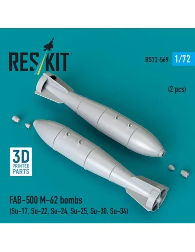 FAB-500 M-62 bombs (2 pcs) (Su-17, Su-22, Su-24, Su-25, Su-30, Su-3...