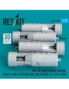 Mk-38 Depth bombs (650 lb) (4 pcs) (PB4Y-1, PB4Y-2, PBY/PBN, PB2Y, ... 2