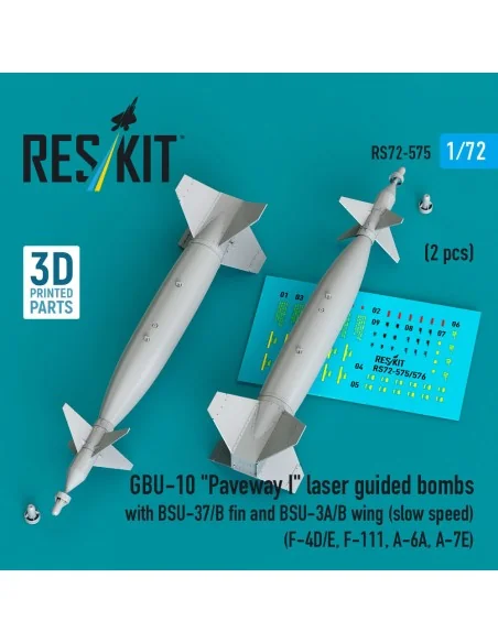 GBU-10 Paveway I laser guided bombs with BSU-37/B fin and BSU-3A/B ...