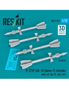 R-27EP (AA-10 Alamo-F) missiles (4 pcs) (MiG-29, Su-27, Yak-141) (3...