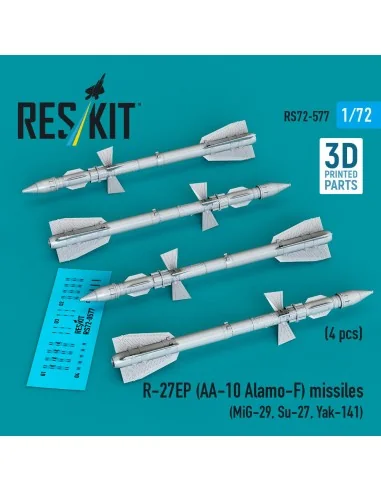 R-27EP (AA-10 Alamo-F) missiles (4 pcs) (MiG-29, Su-27, Yak-141) (3...