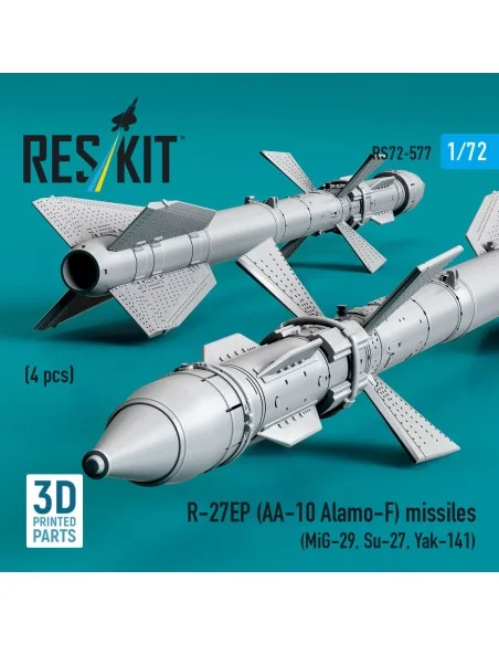 R-27EP (AA-10 Alamo-F) missiles (4 pcs) (MiG-29, Su-27, Yak-141) (3...