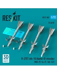 [NO_DESC] R-27ET (AA-10 Alamo-D) missiles (4 pcs) (MiG-29, Su-27, Y...