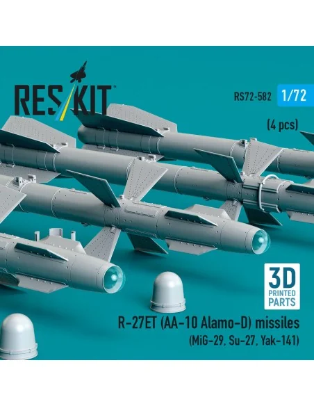 R-27ET (AA-10 Alamo-D) missiles (4 pcs) (MiG-29, Su-27, Yak-141) (3...