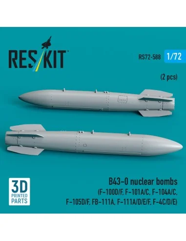 B43-0 nuclear bombs (2 pcs) (F-100D/F, F-101A/C, F-104A/C, F-105D/F...
