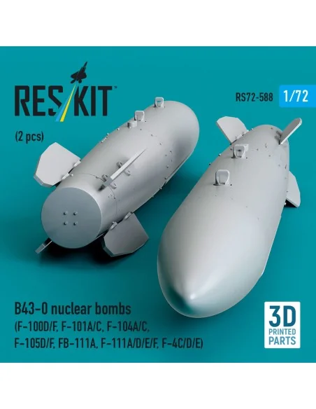 B43-0 nuclear bombs (2 pcs) (F-100D/F, F-101A/C, F-104A/C, F-105D/F...