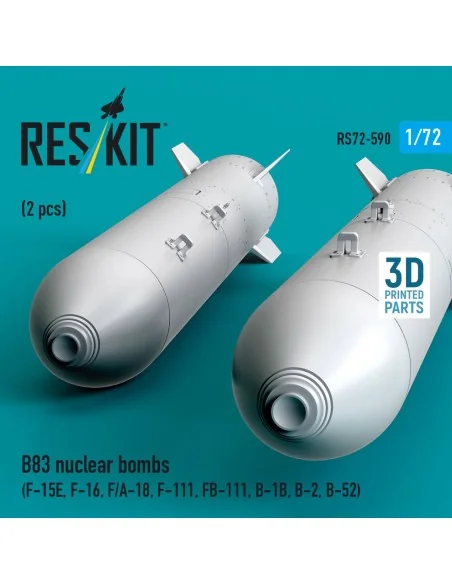 B83 nuclear bombs (2 pcs) (F-15E, F-16, F/A-18, F-111, FB-111, B-1B...