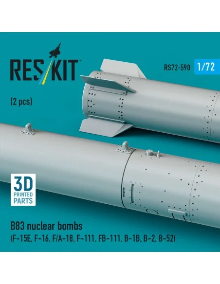 B83 nuclear bombs (2 pcs) (F-15E, F-16, F/A-18, F-111, FB-111, B-1B...