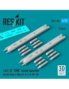 LAU-33 ZUNI rocket launcher for US Army & Navy (2 pcs) (F-4, F-8, O...