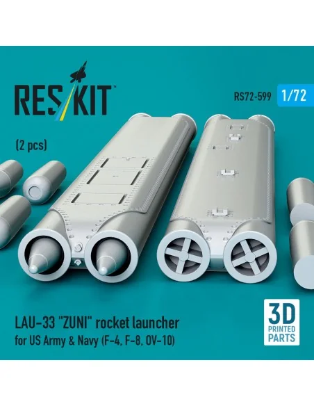 LAU-33 ZUNI rocket launcher for US Army & Navy (2 pcs) (F-4, F-8, O...