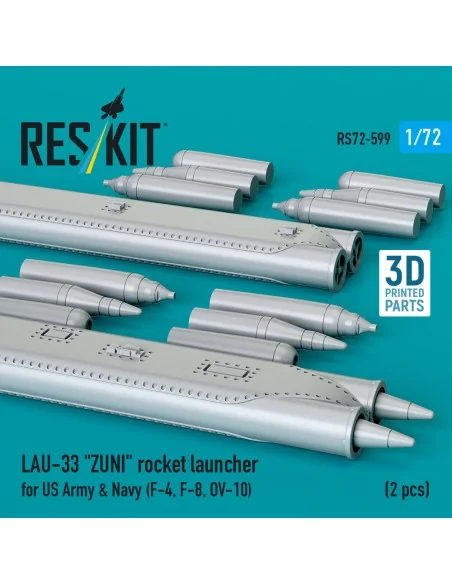 LAU-33 ZUNI rocket launcher for US Army & Navy (2 pcs) (F-4, F-8, O...