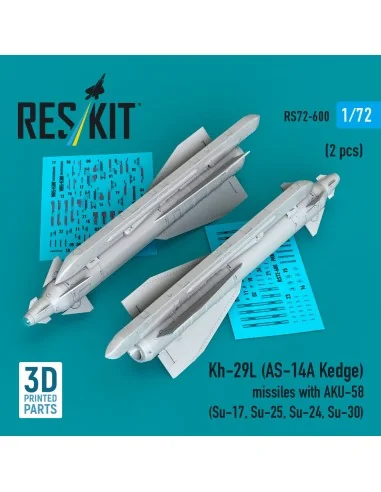 Kh-29L (AS-14A Kedge) missiles with AKU-58 (2 pcs) (Su-17, Su-25, S...