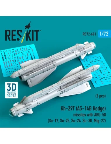 Kh-29T (AS-14B Kedge) missiles with AKU-58 (2 pcs) Su-17, Su-25, Su...