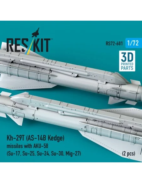 Kh-29T (AS-14B Kedge) missiles with AKU-58 (2 pcs) Su-17, Su-25, Su...