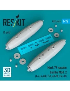 Mark 77 napalm bombs Mod. 2 (2pcs) (A-4, A-26K, F-4, AV-8B, F/A-18)...