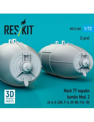 Mark 77 napalm bombs Mod. 2 (2pcs) (A-4, A-26K, F-4, AV-8B, F/A-18)...