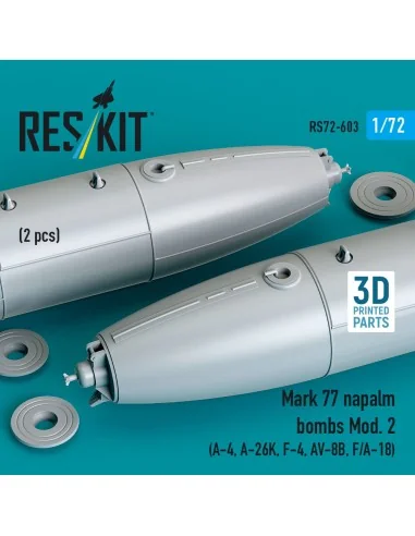 Mark 77 napalm bombs Mod. 2 (2pcs) (A-4, A-26K, F-4, AV-8B, F/A-18)...