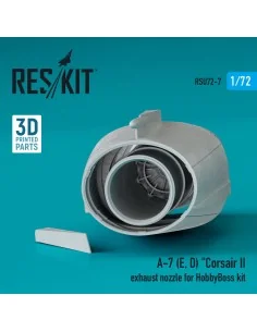 A-7 (E, D) Corsair II exhaust nozzle for HobbyBoss kit (3D Printed)...
