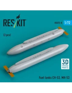 Fuel tanks ??-53 (2 pcs) (3D Printed), 1/72 - ResKit Models RSU72-0008