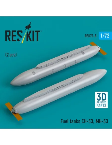 Fuel tanks ??-53 (2 pcs) (3D Printed), 1/72 - ResKit Models RSU72-0008