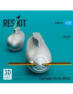 Fuel tanks ??-53 (2 pcs) (3D Printed), 1/72 - ResKit Models RSU72-0008 2