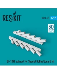 [NO_DESC] Bf-109E exhaust for Special Hobby/Eduard kit (3D Printed)...
