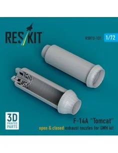 F-14A Tomcat open & closed exhaust nozzles for GWH kit (3D Printed)...