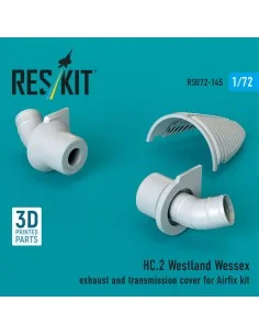HC.2 Westland Wessex exhaust and transmission cover (3D Printed) fo... 2