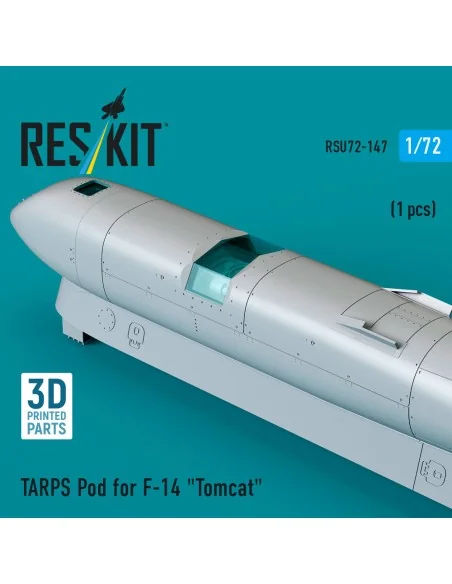 TARPS pod for F-14 Tomcat (1 pcs) (3D Printed), 1/72 - ResKit Model...
