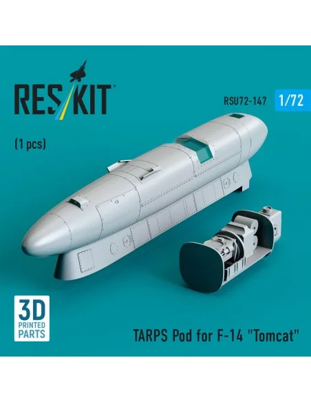 TARPS pod for F-14 Tomcat (1 pcs) (3D Printed), 1/72 - ResKit Model...