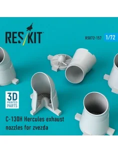 [NO_DESC] C-130H Hercules exhaust nozzles for Zvezda kit (3D Printe...
