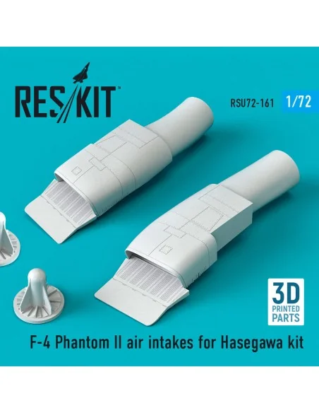F-4 Phantom II air intakes for Hasegawa kit (3D Printed), 1/72 - Re...