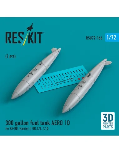 300 gallon fuel tank AERO 1D for AV-8B, Harrier II GR.7/9, T.10 (2 ...
